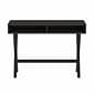 Flash Furniture 42"W Home Office Writing Computer Desk with Open Storage Compartments, Black (GCMBLK61BK)