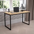 Flash Furniture 47W Tiverton Industrial Modern Commercial Grade Office Computer Desk, Wood Grain (G