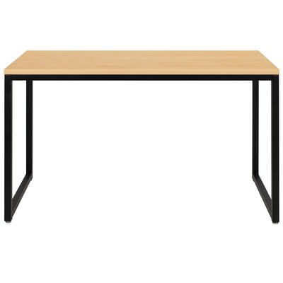 Flash Furniture 47"W Tiverton Industrial Modern Commercial Grade Office Computer Desk, Wood Grain (GCGF15612MAPBK)