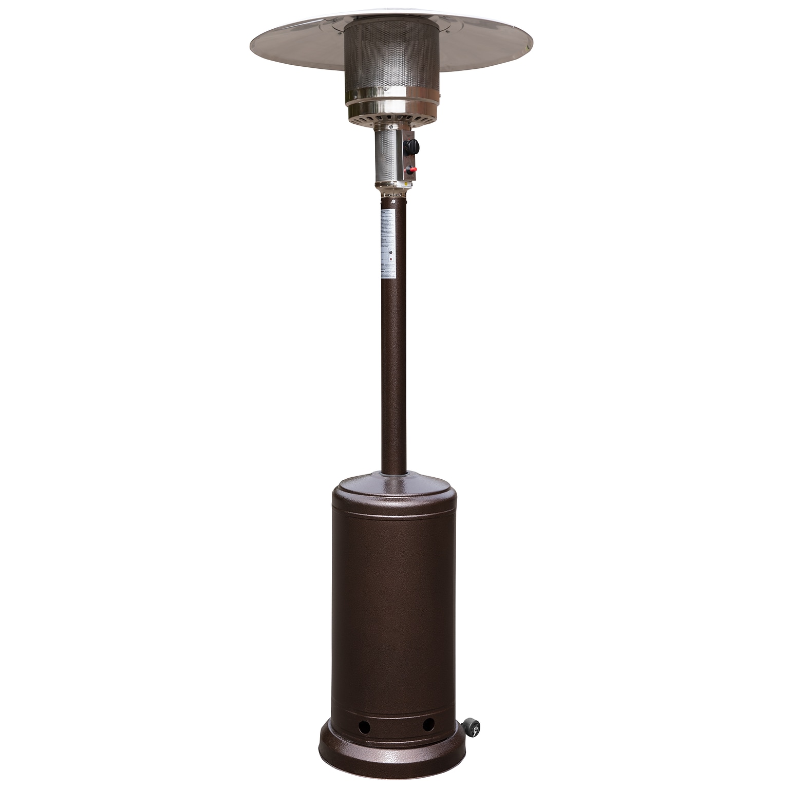 Flash Furniture Sol 40,000 BTU Portable Outdoor Propane Patio Heater, Bronze (NANHSSAGHBR)