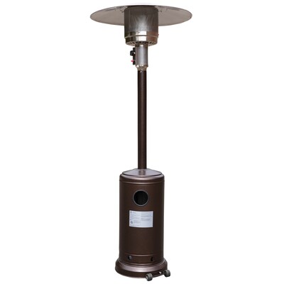 Flash Furniture Sol 40,000 BTU Portable Outdoor Propane Patio Heater, Bronze (NANHSSAGHBR)