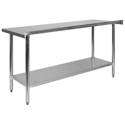 Flash Furniture Prep Table, 60"W x 24"D (NHWT2460BSP)