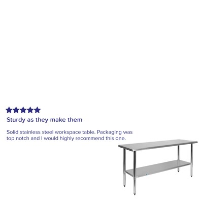 Flash Furniture Prep Table, 60"W x 24"D (NHWT2460)