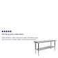 Flash Furniture Prep Table, 60"W x 24"D (NHWT2460)