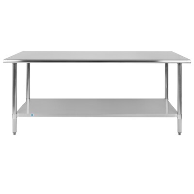 Flash Furniture Prep Table, 72"W x 30"D (NHWT3072)