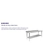 Flash Furniture Prep Table, 72"W x 30"D (NHWT3072BSP)