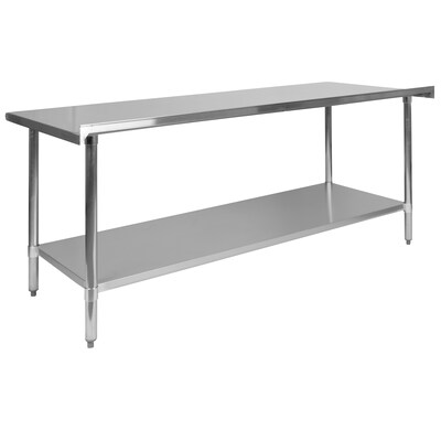 Flash Furniture Prep Table, 72"W x 30"D (NHWT3072BSP)