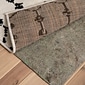 Flash Furniture Slide-Stop®Polyester Rectangle Rug Pad, Gray (AFA110406F46GR)