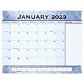 2023 AT-A-GLANCE 21.75 x 17 Monthly Desk Pad Calendar, Slate Blue (89701-23)