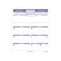 2023 AT-A-GLANCE Flip-A-Week 7 x 6 Weekly Desk Calendar Refill, Purple/White (SW705X-50-23)