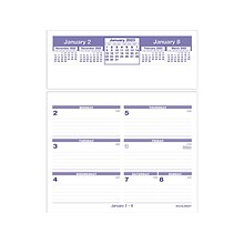 2023 AT-A-GLANCE Flip-A-Week 7 x 6 Weekly Desk Calendar Refill, Purple/White (SW705X-50-23)