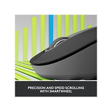 Logitech Signature M650 Wireless Optical Mouse, Graphite (910-006250)