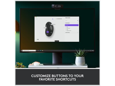 Logitech Signature M650 Wireless Optical Mouse, Graphite (910-006250)