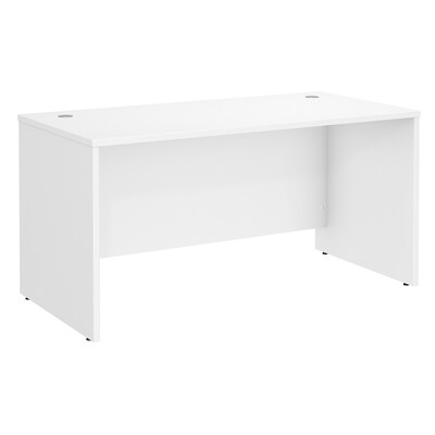 Bush Business Furniture Studio C 60W x 30D Office Desk, White, Installed (SCD260WHFA)