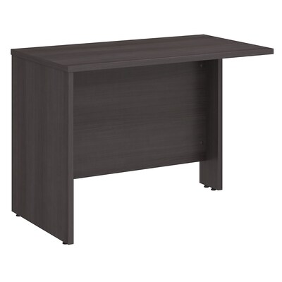 Bush Business Furniture Studio C 42W Desk Return, Storm Gray, Installed (SCR142SGFA)