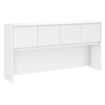 Bush Business Furniture Studio C 72W Hutch, White, Installed (SCH172WHFA)