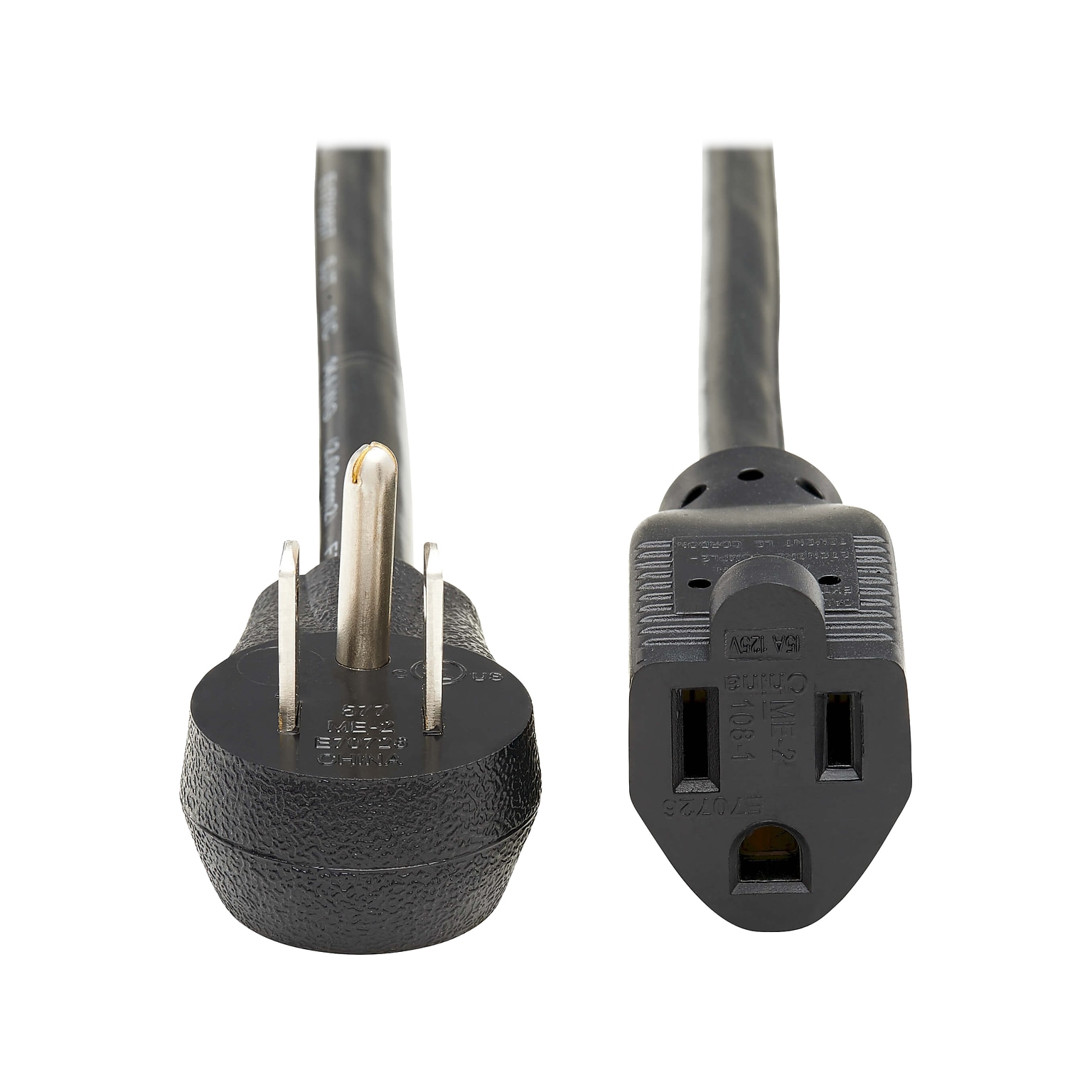 Tripp Lite 10 Extension Cord, 14 AWG, Black (P024-010-15D)