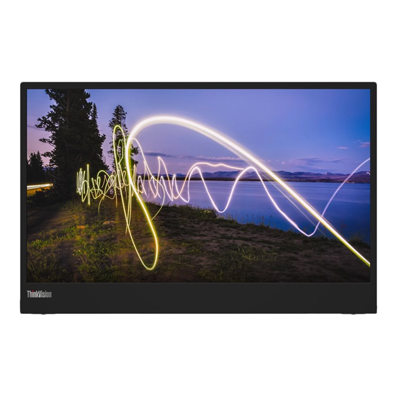 Lenovo ThinkVision M15 15 LED Monitor, Raven Black (62CAUAR1US)