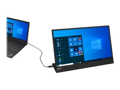 Lenovo ThinkVision M15 15" LED Monitor, Raven Black (62CAUAR1US)
