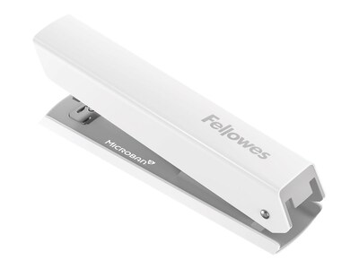 Fellowes LX820 Classic Reduced-Effort Desktop Stapler, 20-Sheet Capacity, Staples Included, White (5011401)