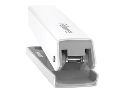 Fellowes LX820 Classic Reduced-Effort Desktop Stapler, 20-Sheet Capacity, Staples Included, White (5011401)