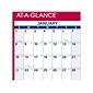 2023 AT-A-GLANCE 24" x 36" Yearly Wet-Erase Wall Calendar, Reversible, Red/Blue (PM26-28-23)