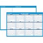 2023 AT-A-GLANCE 36" x 24" Yearly Wet-Erase Wall Calendar, Reversible, Blue/White (PM200-28-23)