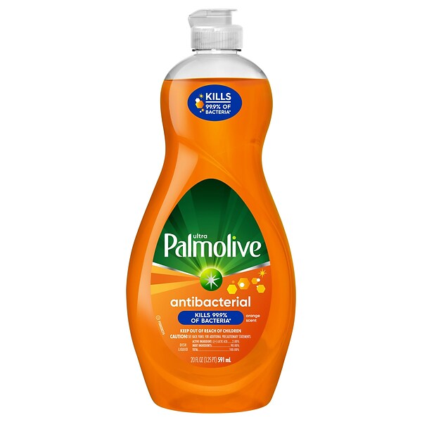Palmolive Ultra Antibacterial Antibacterial Liquid Dish Soap, Orange, 20 oz. (US04232A)