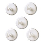 Learning Resources Magnetic Hooks, White, 5/Pack (LER2698)