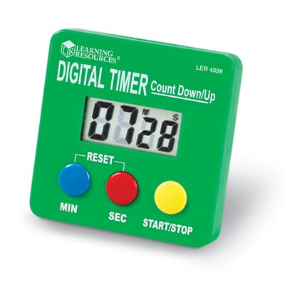 Learning Resources 100 Minutes Digital Timer, Multicolored (LER4339)