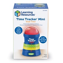 Learning Resources Time Tracker Mini 2 Hour Visual Timer, Blue (LER6909)