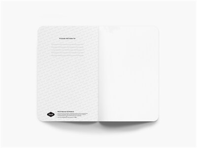 Denik Navy Mushrooms Journal, 5.25 x 8.25, College Ruled, Multicolor, 144 Pages (LFC1138L)