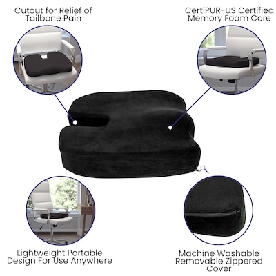 Mount-It! ErgoActive Memory Foam Seat Cushion