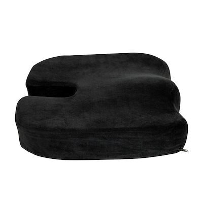 Flash Furniture Ergonomic Memory Foam Seat Cushion, Black (MRSC101BK)