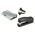 Bostitch Desktop Stapler, Half-Strip Capacity, Black, 5000 Staples (606-BLK-PP)