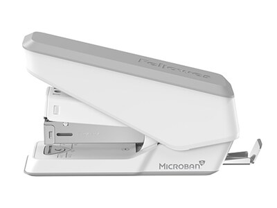Fellowes LX840 EasyPress Desktop Stapler, 25-Sheet Capacity, Staples Included, White (5011501)