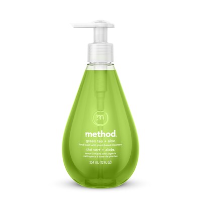 Method Gel Foaming Hand Soap, Green Tea + Aloe, 12 oz. (00033)