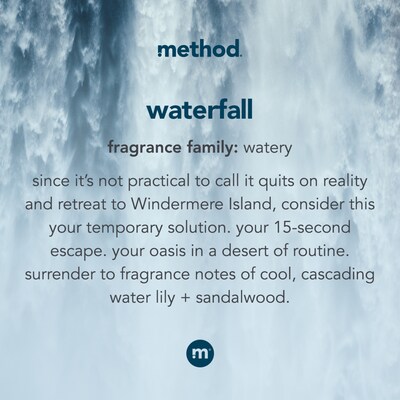Method Foaming Hand Soap, Waterfall Scent, 10 Oz. (01160)