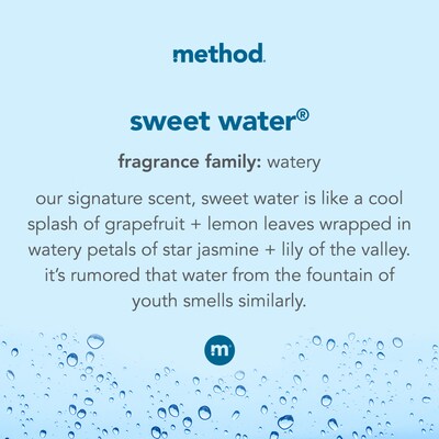 Method Liquid Hand Soap, Sweet Water, 12 Oz. (00034)