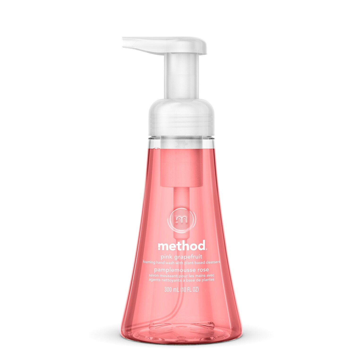 Method Foaming Hand Soap, Pink Grapefruit Scent, 10 oz (01361)