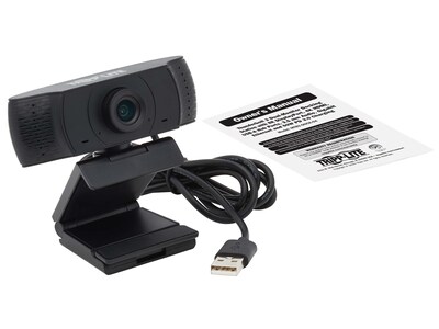 Tripp Lite HD 1080p USB Webcam, 2.0 Megapixels, Black (AWC-001)