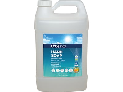 ECOS PRO Liquid Hand Soap, Free & Clear Scent, 1 Gal. (PL9663/04)