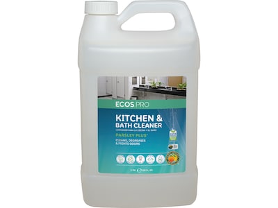 ECOS PRO Parsley Plus All-Purpose Kitchen & Bathroom Cleaner, Herbal Scent, 1 Gal. (PL9746/04)