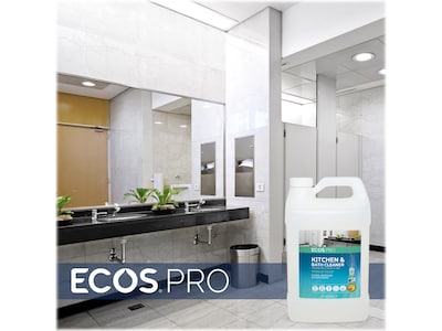 ECOS PRO Parsley Plus All-Purpose Kitchen & Bathroom Cleaner, Herbal Scent, 1 Gal. (PL9746/04)