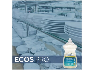 ECOS PRO Dishmate Manual Liquid Dish Soap, Free & Clear, 25 oz. (PL9721/6 )