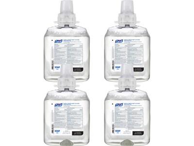 Purell HEALTHY SOAP Antibacterial Foaming Hand Soap Refill for CS4 Dispenser, Floral Scent, 1250mL,
