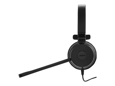 Jabra Evolve 20 UC Mono Noise Canceling On Ear Phone & Computer Headset, Black (4993-829-289)