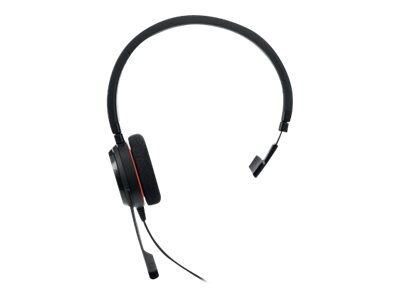 Jabra Evolve 20 UC Mono Noise Canceling On Ear Phone & Computer Headset, Black (4993-829-289)