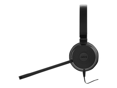 Jabra Evolve 20 MS Stereo Noise Canceling On Ear Phone & Computer Headset, Black (4999-823-189)