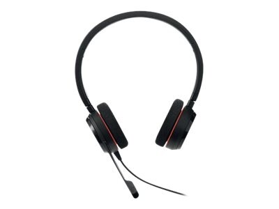 Jabra Evolve 20 MS Stereo Noise Canceling On Ear Phone & Computer Headset, Black (4999-823-189)